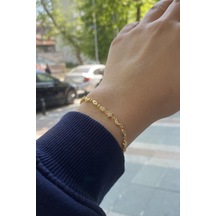 Gümüş Ay Göz Yıldız Ve El Model Taşlı Bileklik Cm46e42d9 Diğer