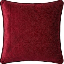 "albert" Kadife Dokulu Kırlent Kılıfları - 45x45 Bordo
