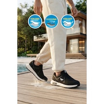 Walkway Muveon M Siyah-beyaz Hafif Esnek Erkek Spor Ayakkabı SİYAH-BEYAZ