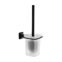 A4412536 Base 400 Tuvalet Fırçalığı Duvardan Siyah