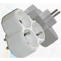 3'lü Elektrik Prizi Çoklayıcı Fiş Priz