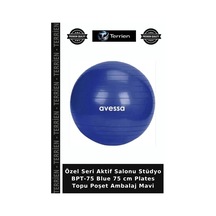 Özel Seri Aktif Salonu Stüdyo Bpt-75 Blue 75 Cm Plates Topu Poşet Ambalaj Mavi