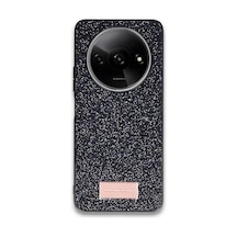 Onegif Xiaomi Redmi A3 4g Bright Simli Kapak - Siyah 0.2M-Çok Renkli
