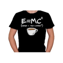 E Mc2 Coffee Milk Energy Kahve Tişört Unisex T-shirt 001