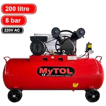 Mytol 2MY14310 V-Kafa Hava Kompresörü 200 LT 220V 3Hp 8Bar