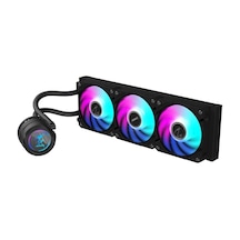 Aorus Waterforce Iı 360 Aıo Sıvı Cpu Soğutucu - 3 X 120 Mm Argb Fan, Sürgülü Kilitleme Mekanizması, Daisy-chain, Intel Lga 1851 Ve Amd Am5 İle Uyumlu Çok Renkli