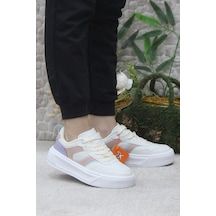 Kinetix Adexa Pu W Bej Hafif Rahat Sneaker Kadın Ayakkabı 001