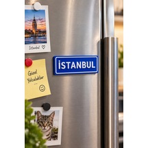 Magnet Şehir Tabelası Magnet Buz Dolabı Süsü Tabela Magnet