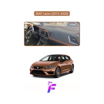 Seat Leon 2013-2020 Uyumlu Torpido Örtüsü Yansıma Önleyici Tam Koruma Hızlı Montaj K28 Torpido Halısı