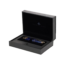 Steelpen World Serisi 2716 Mavi Dolma Kalem+tükenmez Kalem Seti Çok Renkli