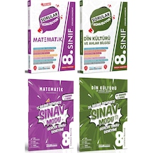 Pruva Akademi 8. Sınıf Matematik + Din Kültürü Sorular Konuşuyor + Deneme Seti 4 Kitap 2023