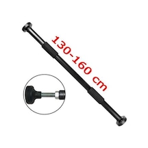 Koridor Barfiksi 130 - 160 CM Arası Ayarlanabilir Siyah