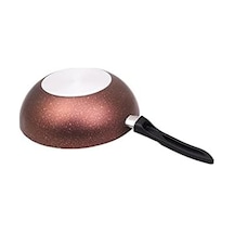 Rosetta Çikolata Gold 28cm Wok Tava Açık Bakır