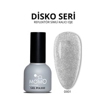 Momo Professional Disco Kalıcı Oje D001 Gümüş Reflective Flash Gel Polish 10 Ml