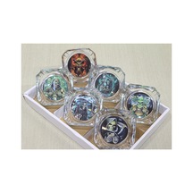 10 Adet Cam Küllük 9,5 X 3 Cm Kompakt Masaüstü Ve Balkon Kullanımı İçin Küllük Alk3647 Ashtray