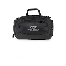 Necati Çanta Çok Gözlü Ayakkabı Bölmeli Seyehat & Spor Fitness Çantası Siyah-1605 Siyah