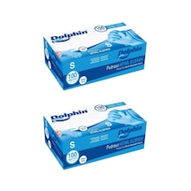 Pudrasız Nitril Eldiven, Mavi, S Beden, 100'lü Paket, 2 Adet Diğer