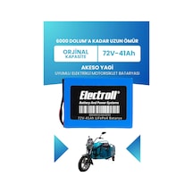 Akeso Yagi Uyumlu Batarya Standart Kapasite Lifepo4 72v 41ah Elektrikli Motorsiklet Bataryası