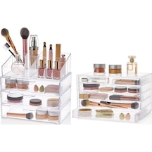 Makyaj Organizer Takim (3+1  Ve 5 Çekmeceli)