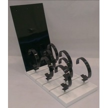 Ahşap Saat Display Küçük Boy Beyaz