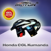 Honda Cgl 125 Uyumlu Sağ - Sol Kumanda Paneli Takımı A Kalite Siyah