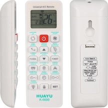 Huayu K-6600 Üniversal Akıllı Klima Kumandası 99% Uyumluluk Lcd Ekranlı