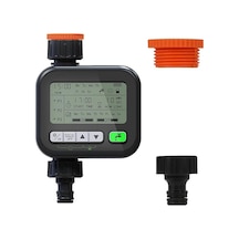 Tr Dijital Bahçe Sulama Zamanlayıcı, 3 Programlı, Yağmur Sensörlü, Lcd Ekranlı, Hortum Bağlantı Aparatlı