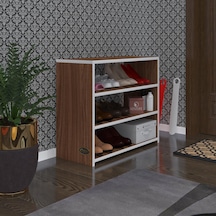 Kenzlife Ayakkabılık Goya Cvz 060 70 30 Arkalıksız Ayakkabı Ofis Dolabı