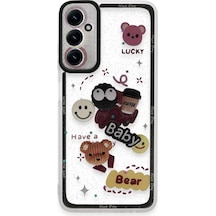 Newface Samsung Galaxy A05s Kılıf Sweet Desenli Silikon Kapak - Sarı