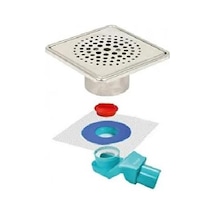 Sukar YerSifonu 10x10 SunIzgaralı Komple Paslanmaz Çelik Kasalı Y