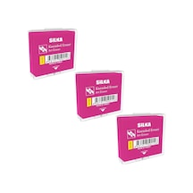 Silka Hamur Silgi Neon Renk Art-26r 3 Adet