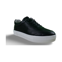 Erkek Hakiki Deri Casual Sneaker Siyah