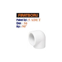 Fırat Pprc 90 Kapalı Dirsek 5 Adet 50mm
