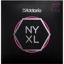 Daddario Nyxl32130 Bas Gitar Tel Seti Nyxl Nickel Wound, 6-tel,