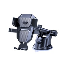 Sones D25+105+k5 Otomatik Kilitleme Araç Telefonu Klipsi Teleskopik Vantuz Kontrol Paneli Telefon Montaj Tutacağı Siyah