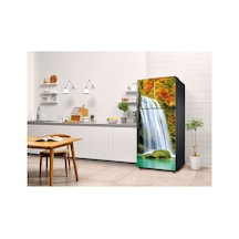 Sonbahar Şelalesi Buzdolabı Kaplama Sticker Kendinden Yapışkanlı Folyo 75x200 Cm