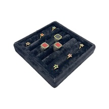 Yüzük Küpe Koldüğmesi Takı Standı Siyah 15 X 15 Cm