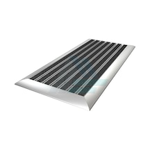 60X120Cm Gri Halı Yüzeyli 25Mm Yükseklikte Alüminyum Paspas