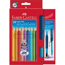 Faber Castell Jumbo Grip Boya Kalemi. 10 Renk