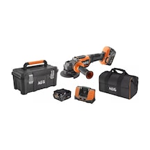 Aeg BEWS 18-115BLPX2-0 Akülü Kömürsüz Taşlama (Akü Hariç) - T4935480856