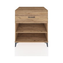 Kronos Şifonyer Tek Raflı Tek Çekmeceli 88x59x96 Çam-çam Çam