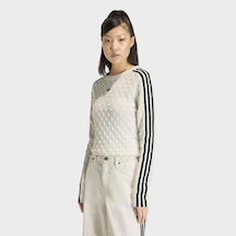 Adidas Originals Solid Spike Kadın Beyaz Kazak Ks6461 Beyaz
