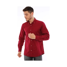 G721 Dewberry Erkek Gömlek-bordo Bordo