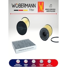 Wöbermann Volvo C70 2.0 Filtre Bakım Seti 2007-2012 3'lü Karbonlu Wöbermann Volvo C70 2.0 Filtre Bakım Seti 2007-2012 3'lü Karbonlu