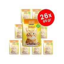 Friskies Tavuklu Yetişkin Kedi Konservesi 26 x 85 G