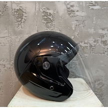 Moto Neo Açık Motosiklet Kaskı Siyah