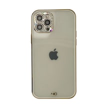 Apple İphone 12 Pro Max Kılıf Liva Taşlı Silikon