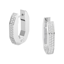 5618307 Swarovski Küpe Dextera:Pe Hoop Oct S /Cry/Rhs Altın