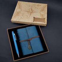 Defter Kalem Mi Set Dekoratif Hediyelik