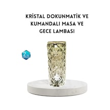 Kristal Rgb Led Masa Lambası Renkli Kumandalı Işık, Dekoratif Ve Enerji Tasarruflu Diğer